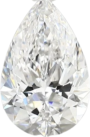 1.56 Carat E vs2 Pear Lab Diamond