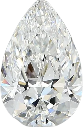 1.56 Carat E vvs2 Pear Lab Diamond