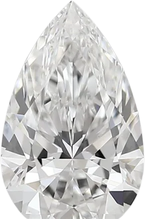 1.56 Carat E vvs2 Pear Lab Diamond