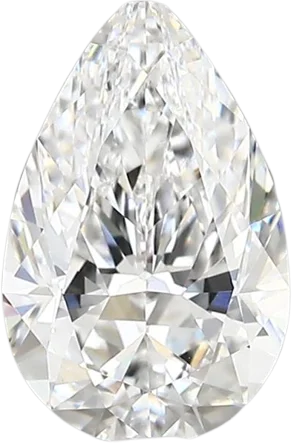 1.59 Carat D vvs2 Pear Lab Diamond