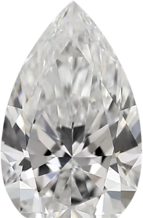 1.64 Carat D vvs2 Pear Lab Diamond