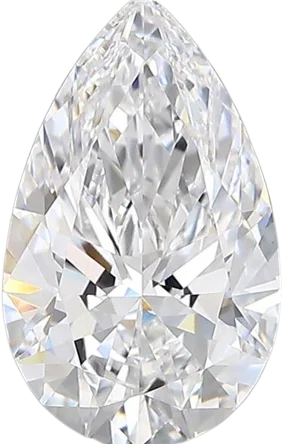 2 Carat D vvs2 Pear Lab Diamond