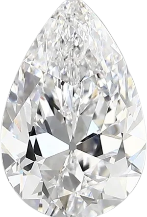 2.02 Carat D vvs2 PEAR OLD MINER Lab Diamond