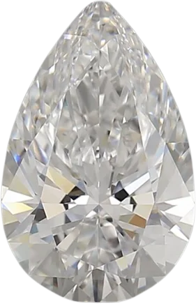 2.13 Carat D VVS1 Pear Lab Diamond