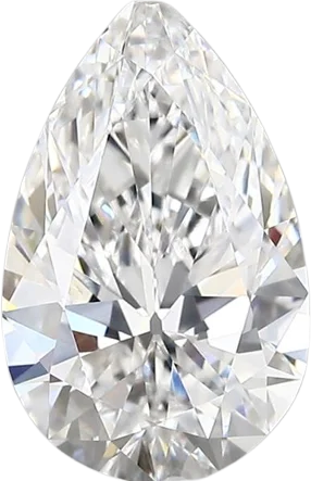 2.44 Carat E vvs2 PEAR OLD MINER Lab Diamond