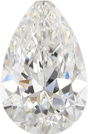 2.59 Carat F vs1 PEAR OLD MINER Lab Diamond