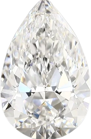 2.76 Carat D vs1 Pear Lab Diamond