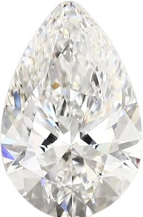 3 Carat E vvs2 Pear Lab Diamond