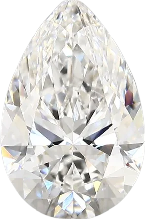 3.02 Carat E vvs2 Pear Lab Diamond