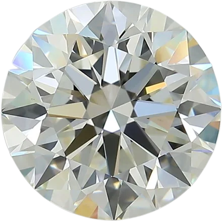 3.14 Carat H VVS2 Round Lab Diamond