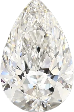 3.34 Carat F vvs2 Pear Lab Diamond