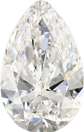 3.51 Carat E vs1 Pear Lab Diamond