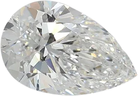 3.58 Carat E VVS2 Pear Lab Diamond