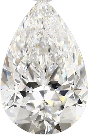 3.68 Carat D vs1 Pear Lab Diamond