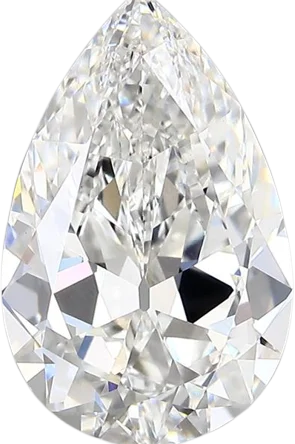 3.73 Carat E vs1 Pear Lab Diamond