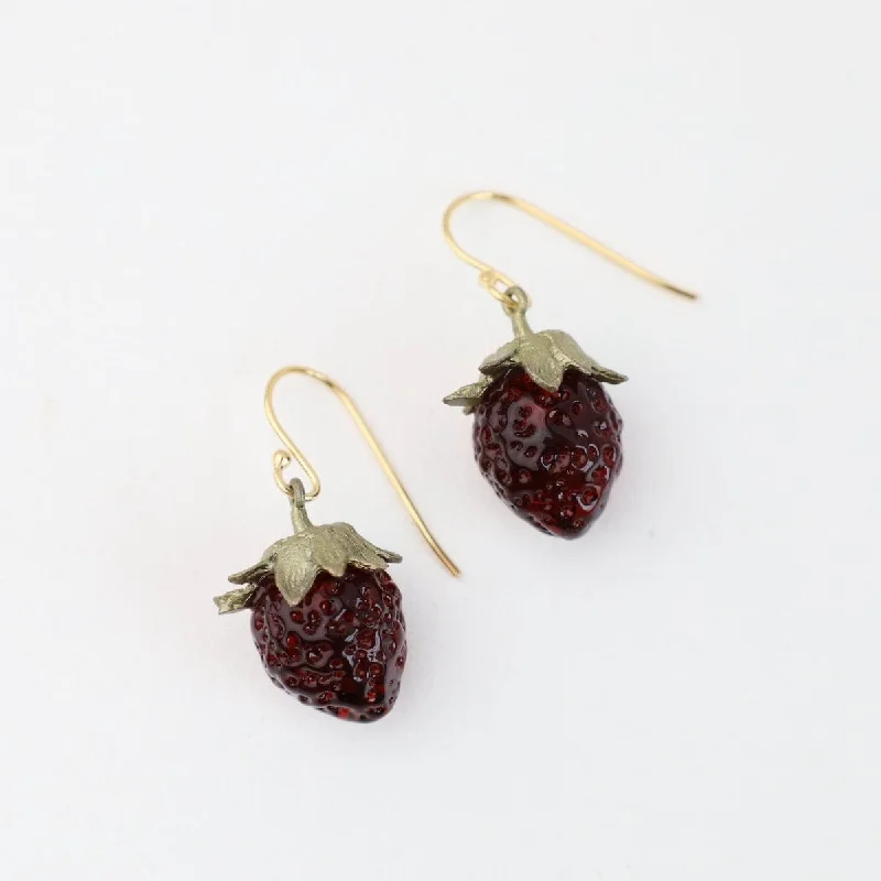 Strawberry Dainty Earrings