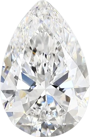 4.01 Carat E vvs2 Pear Lab Diamond