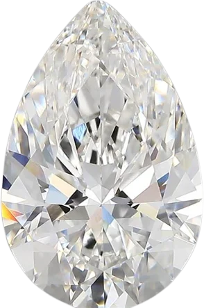 4.02 Carat E vs1 Pear Lab Diamond