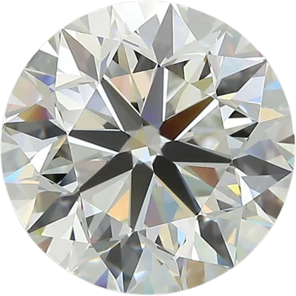 4.03 Carat H VVS2 Round Lab Diamond