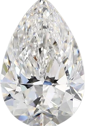 4.04 Carat E vvs2 Pear Lab Diamond