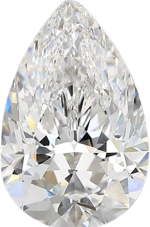 4.06 Carat D vvs2 Pear Lab Diamond