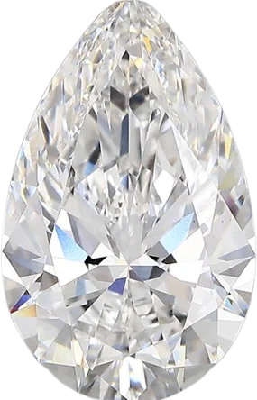 4.09 Carat D vs1 Pear Lab Diamond