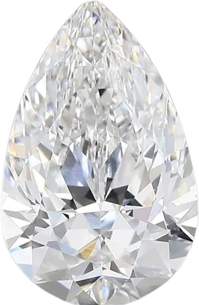 4.11 Carat E vvs2 Pear Lab Diamond