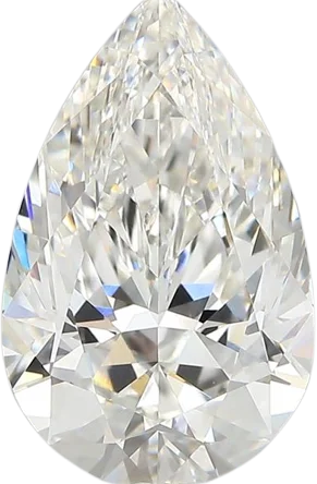 4.13 Carat F vvs2 Pear Lab Diamond