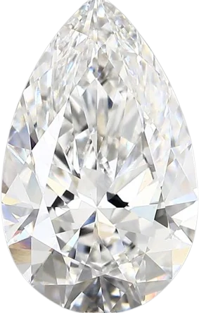 4.14 Carat E vvs2 Pear Lab Diamond