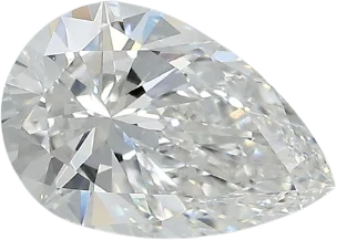 4.14 Carat E VVS2 Pear Lab Diamond