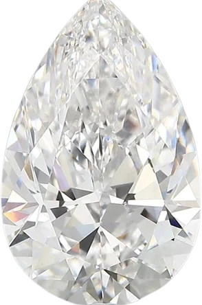 4.15 Carat E vvs2 Pear Lab Diamond