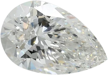 4.16 Carat G VVS2 Pear Lab Diamond