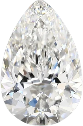 4.33 Carat F vvs2 Pear Lab Diamond