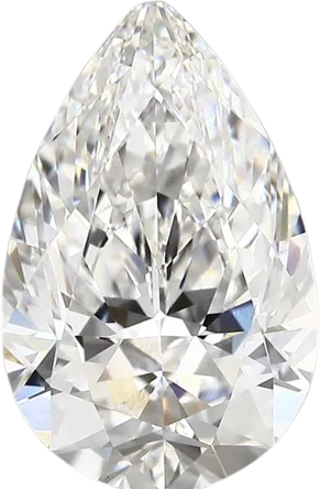 4.35 Carat E vs1 Pear Lab Diamond