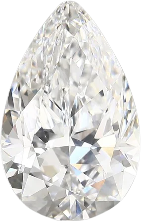 4.45 Carat E vvs2 Pear Lab Diamond