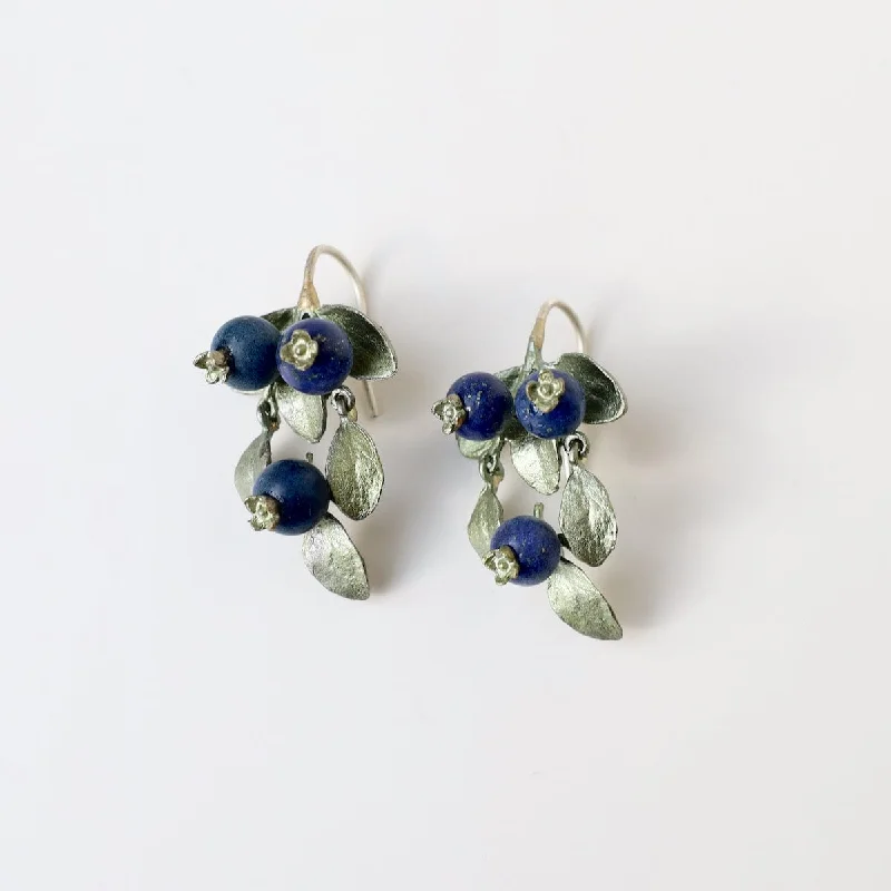 Blueberry Earring on Wire