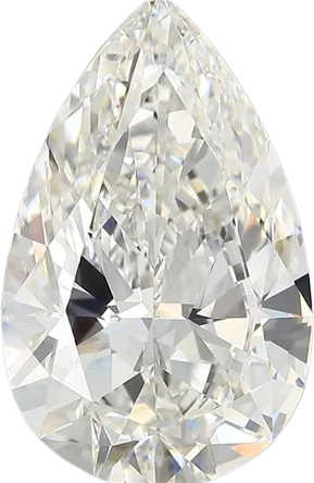 5 Carat F vvs2 Pear Lab Diamond