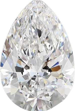 5.02 Carat D vs1 Pear Lab Diamond