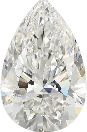 5.03 Carat F vvs2 Pear Lab Diamond