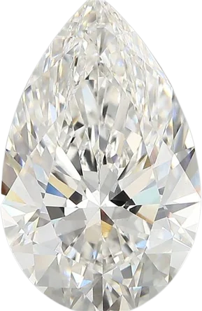 5.19 Carat F vvs2 Pear Lab Diamond