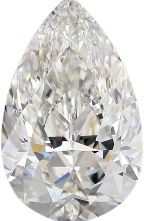 5.44 Carat F vvs2 Pear Lab Diamond