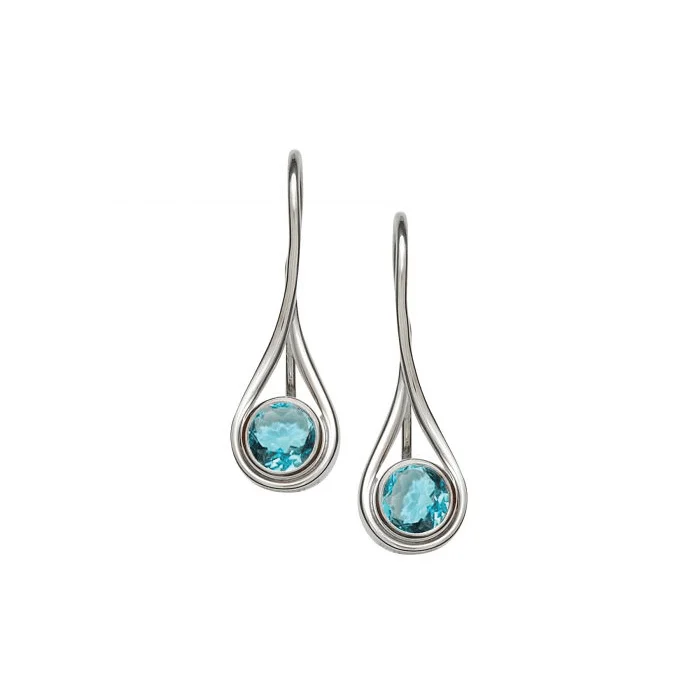 Blue Topaz Desire Earrings