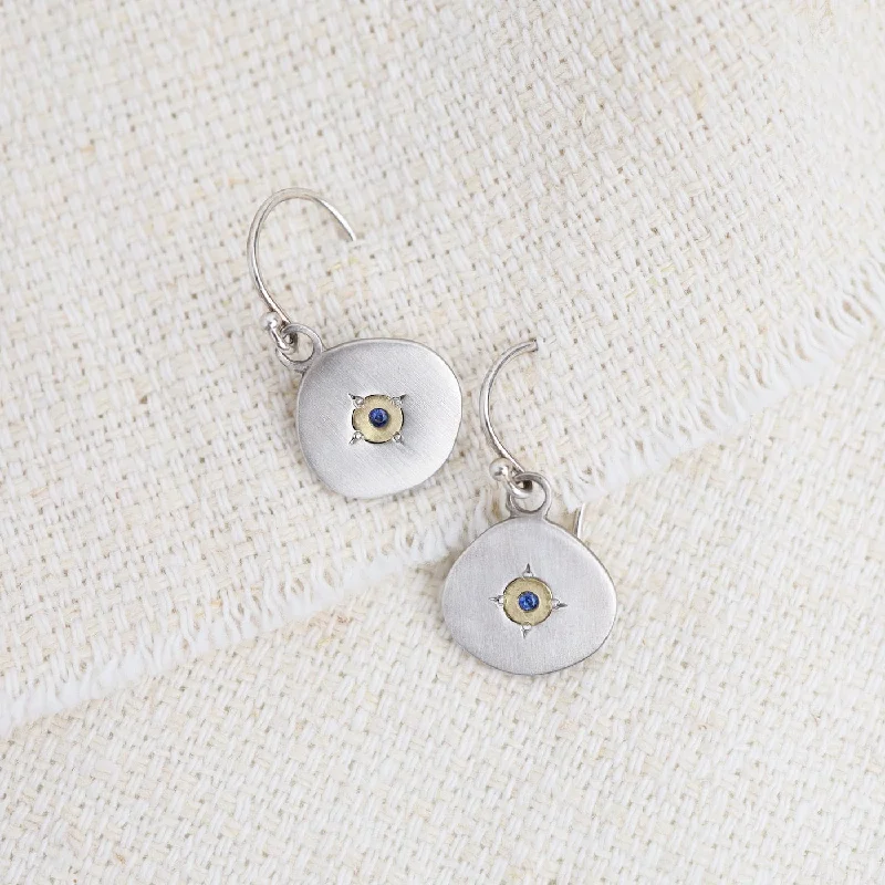 Harmony Earrings with Sapphire