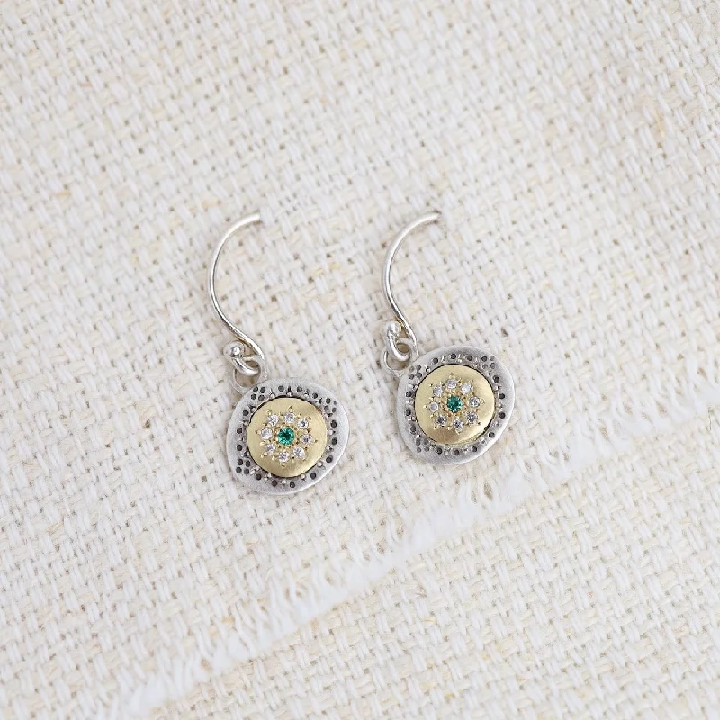 Emerald Seeds of Harmony Earrings