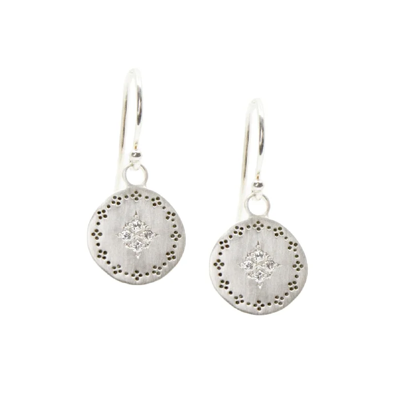 Four Star Nostalgia Earrings in Diamond